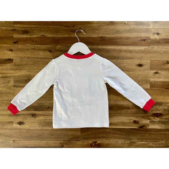 NWT Cecil & Lou Harrison Christmas Embroidered Dog Knit Red Holiday Pajamas 2T - Picture 7 of 7